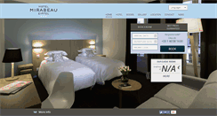 Desktop Screenshot of hotelmirabeaueiffel.com